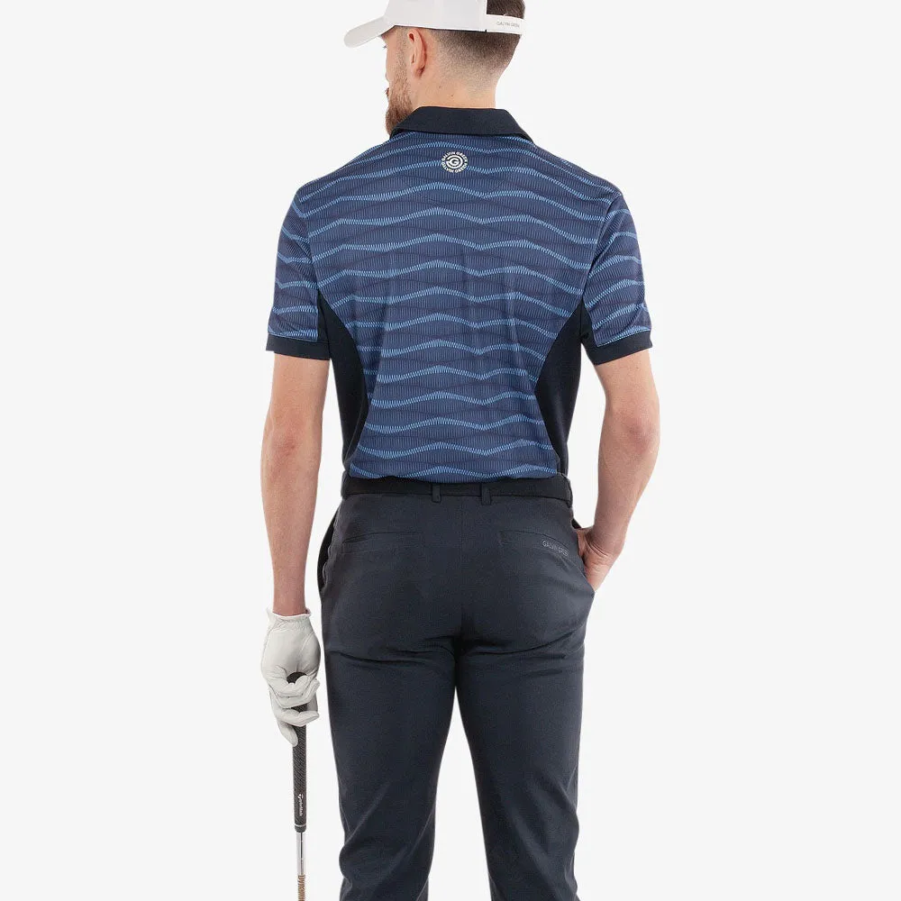 Galvin Green Merlin Polo Shirt - Navy/Blue Hit Your Next Level