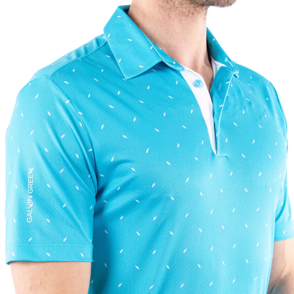 Galvin Green Miklos Polo Shirt - Aqua Labor Day Sale Own the Streets