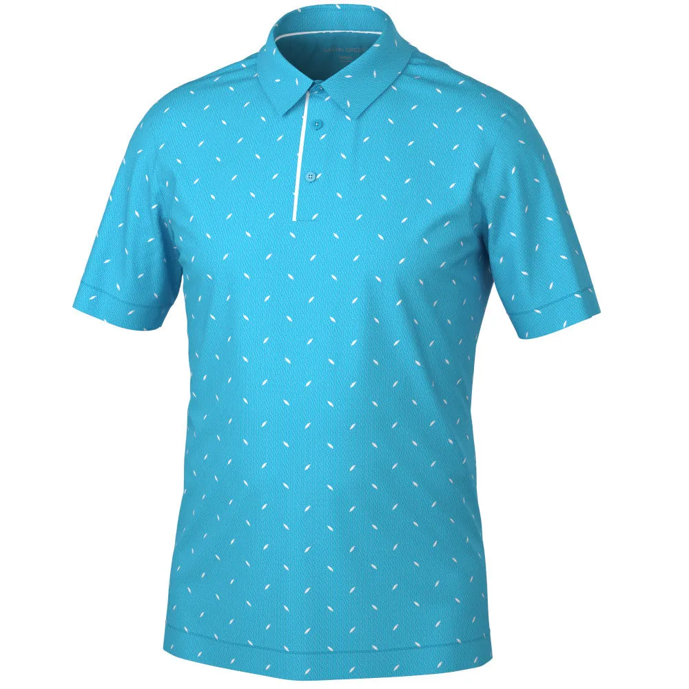 Budget Friendly Made to Move Galvin Green Miklos Polo Shirt - Aqua