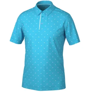 Budget Friendly Made to Move Galvin Green Miklos Polo Shirt - Aqua