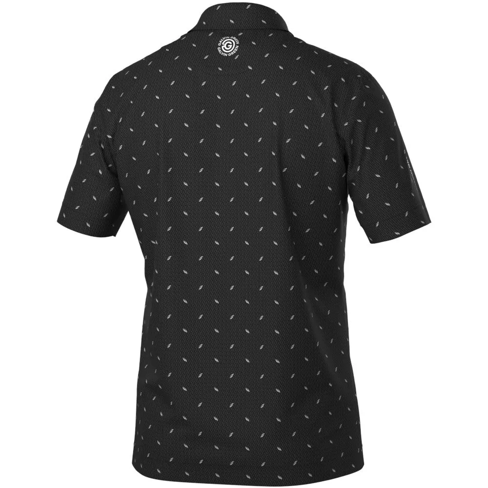 Galvin Green Miklos Polo Shirt - Black Made to Move Special Offer