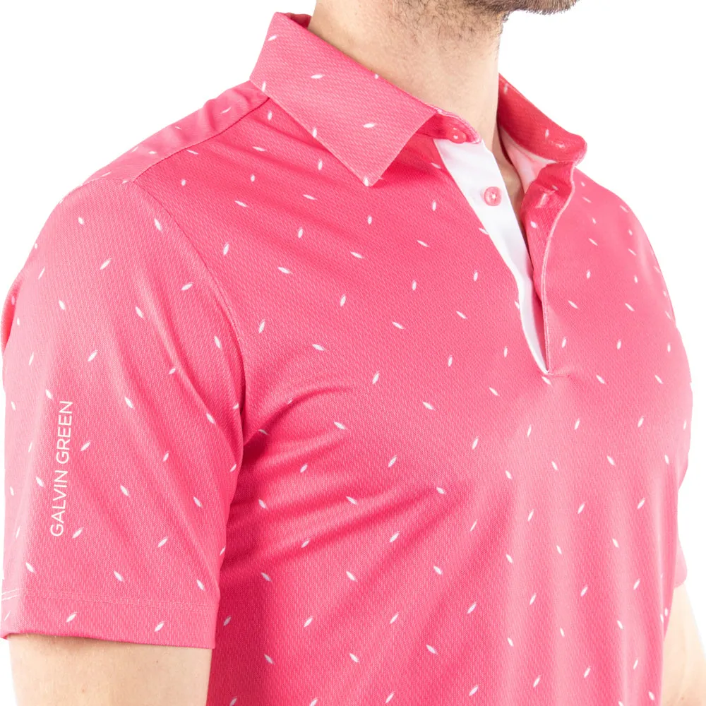 Own the Moment Galvin Green Miklos Polo Shirt - Camelia Rose