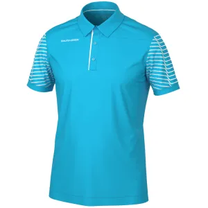 Galvin Green Milion Polo Shirt - Aqua/White Make a Statement Built to Perform