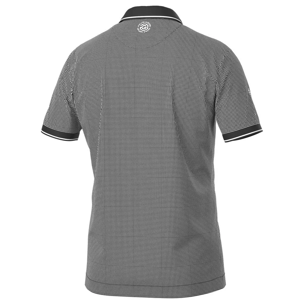 Galvin Green Miller Polo Shirt - Black/White Independence Day Sale