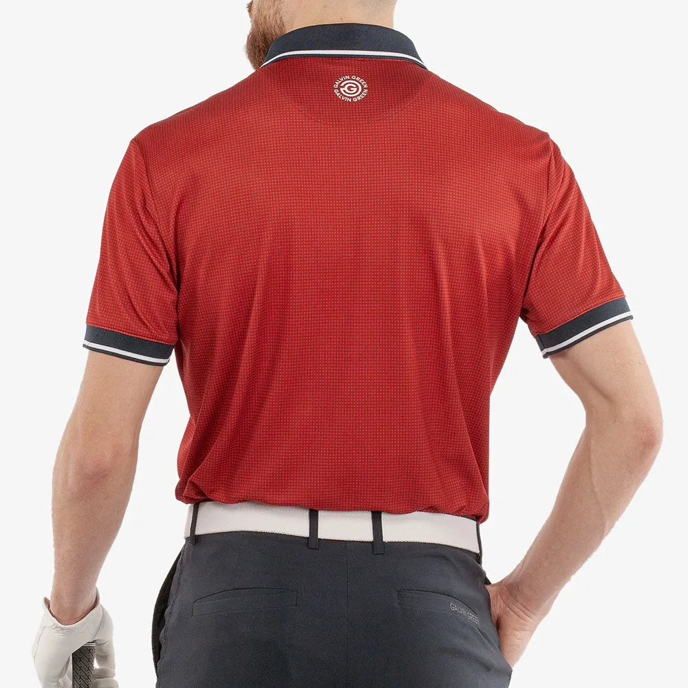 Thanksgiving Day Sale Galvin Green Miller Polo Shirt - Red/Navy