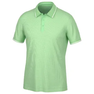 Galvin Green Miller Polo Shirt - White/Fresh Green Economical Loud Looks, Smooth Moves