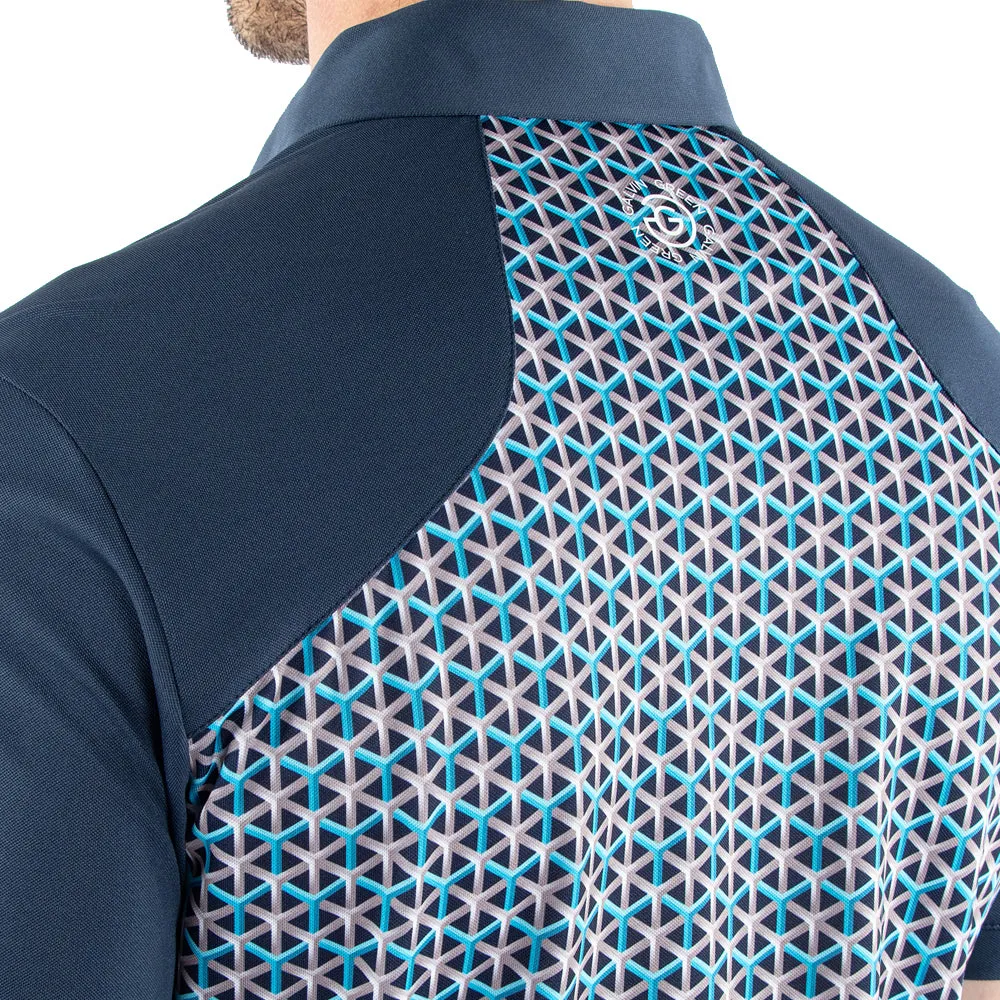 Empower Your Journey Galvin Green Mio Polo Shirt - Aqua/Navy