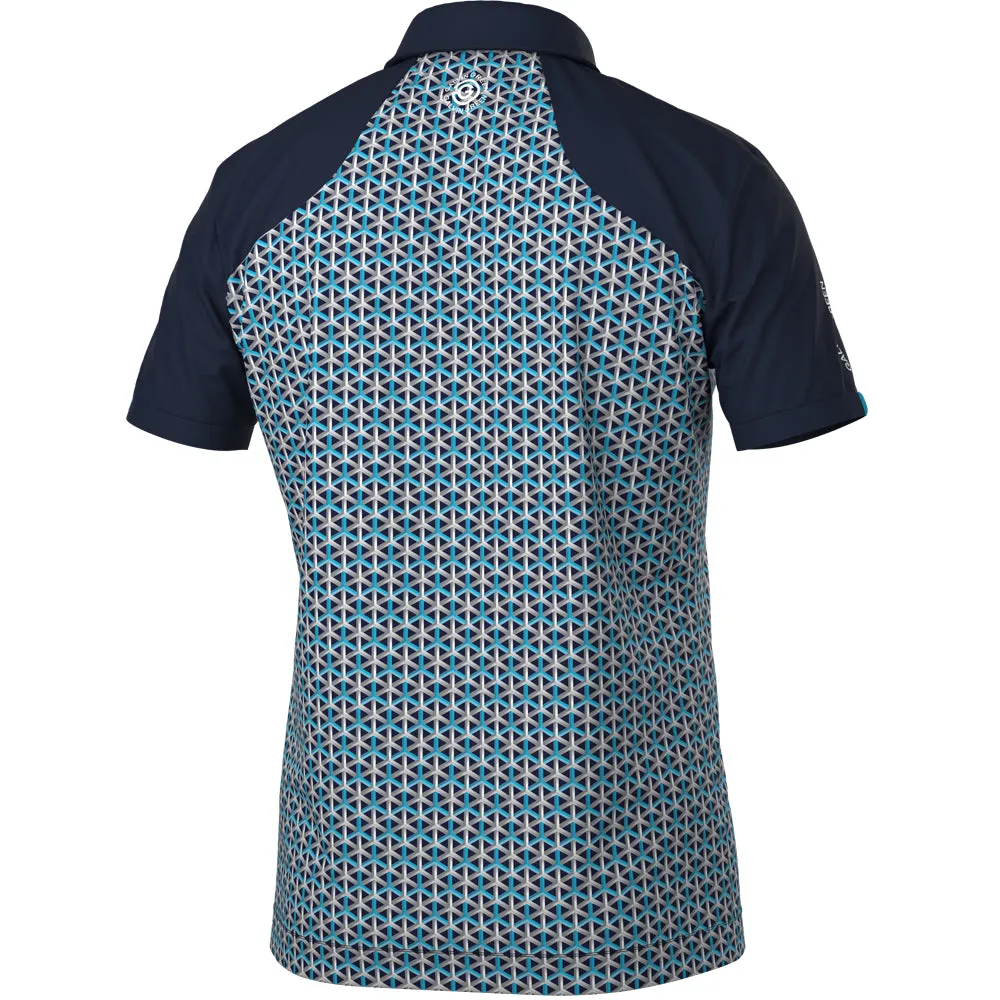 Big Savings Black Friday Sale Galvin Green Mio Polo Shirt - Aqua/Navy