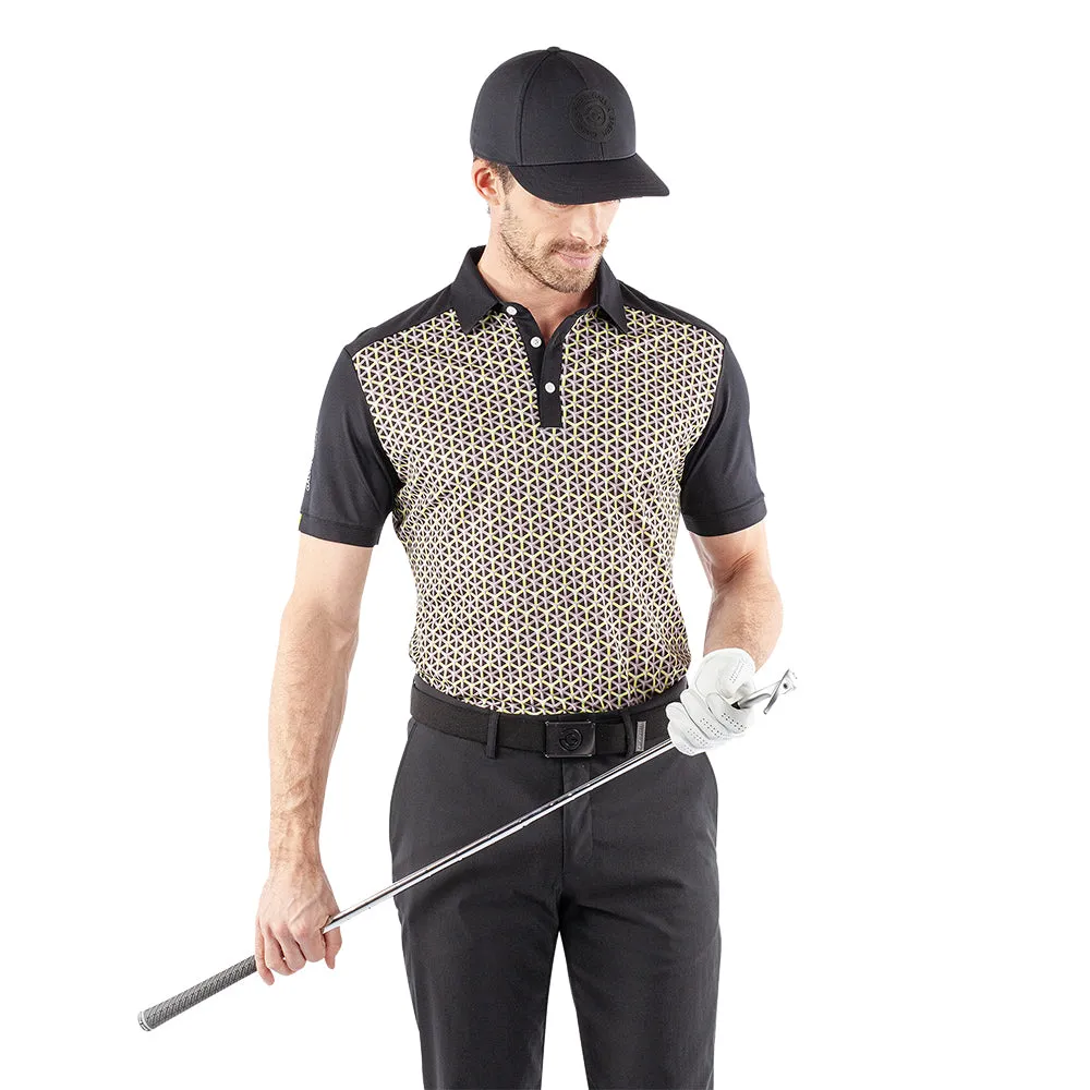 Chase What Moves You Fearlessly You Galvin Green Mio Polo Shirt - Sunny Lime/Black