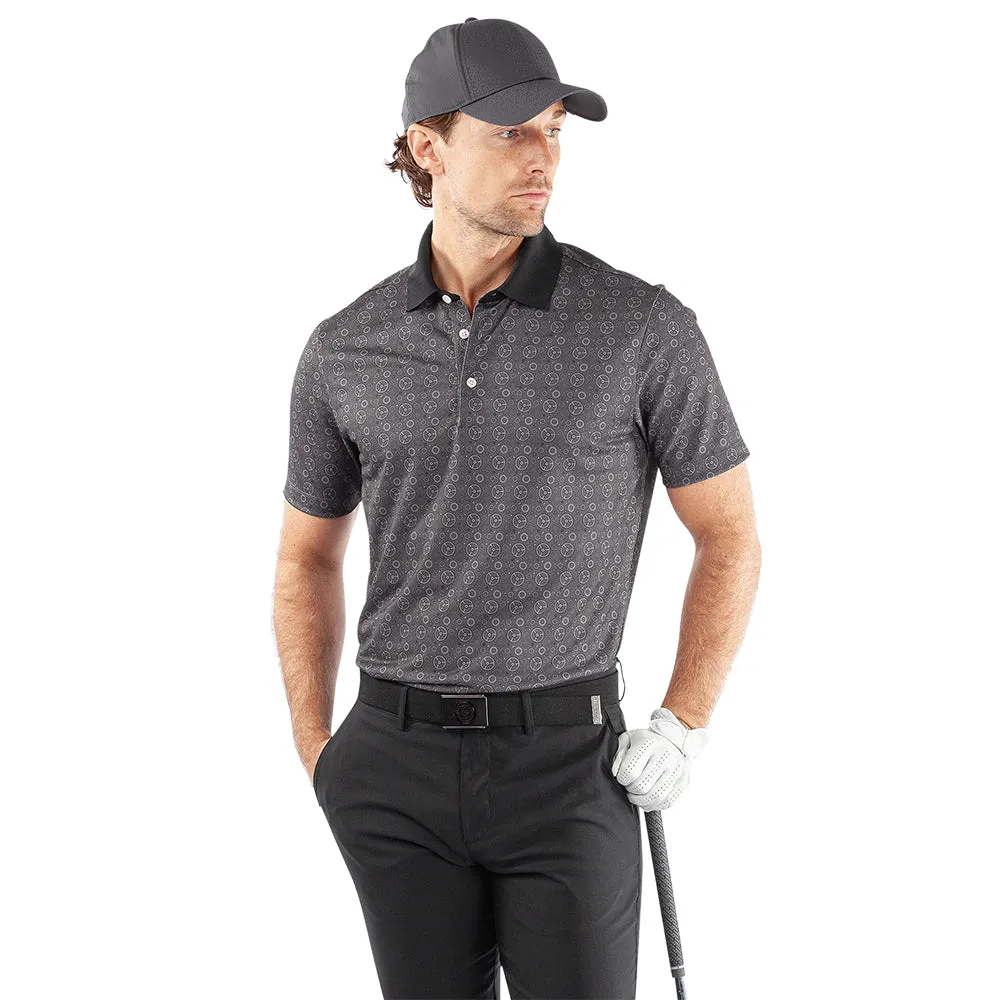 No Limits, Just Style Galvin Green Miracle Polo Shirt - Sharkskin/Black
