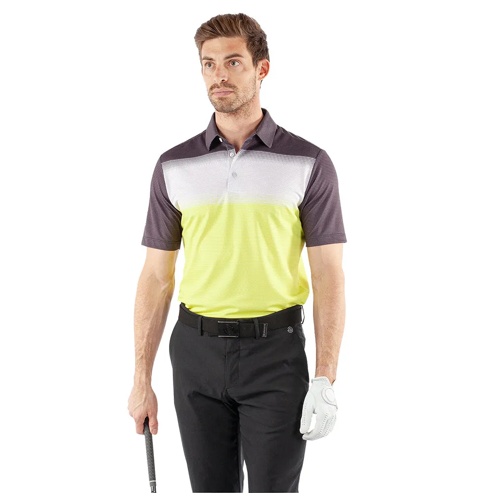 Easter Sale Memorial Day Sale Galvin Green Mirca Ventil8  Polo Shirt - Sunny Lime/White/Black