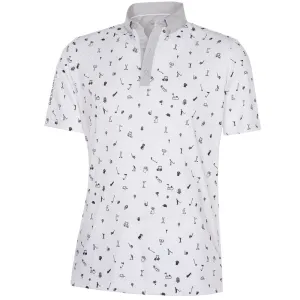 Cyber Monday Sale Valentine's Day Sale Galvin Green Miro V8  Polo Shirt - White/Black
