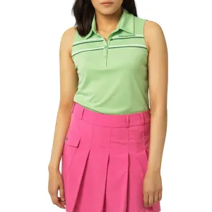 Cross Women'S Primus Sleeveless Golf Polo - Spruce Command Attention Christmas Eve Sale