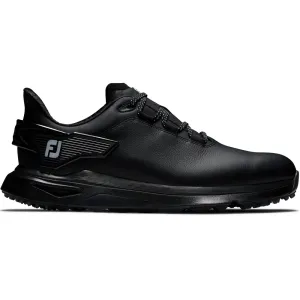 Footjoy Pro Slx Carbon Spikeless Waterproof Shoes - Black/Black/Grey Engineered for Speed Great Value