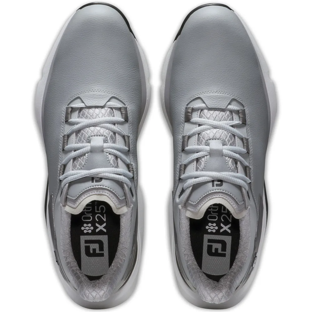 Footjoy Pro Slx Spikeless Waterproof Shoes - Grey/Grey/White Fearlessly You Own Every Step