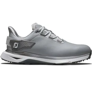 Footjoy Pro Slx Spikeless Waterproof Shoes - Grey/Grey/White Walk Tall