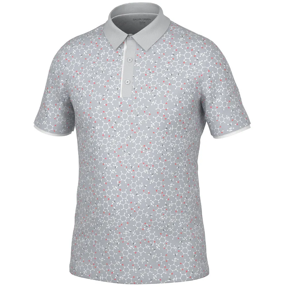 Galvin Green Mannix Polo Shirt - Cool Grey/Coral Rule the Streets