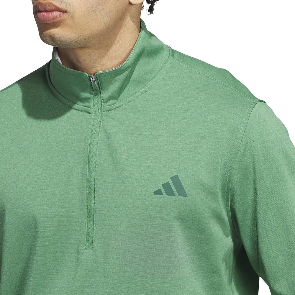 Adidas Elevated 1/4 Zip Pullover - Preloved Green Valentine's Day Sale