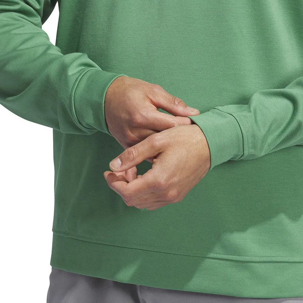 Adidas Elevated 1/4 Zip Pullover - Preloved Green Fuel Your Fire