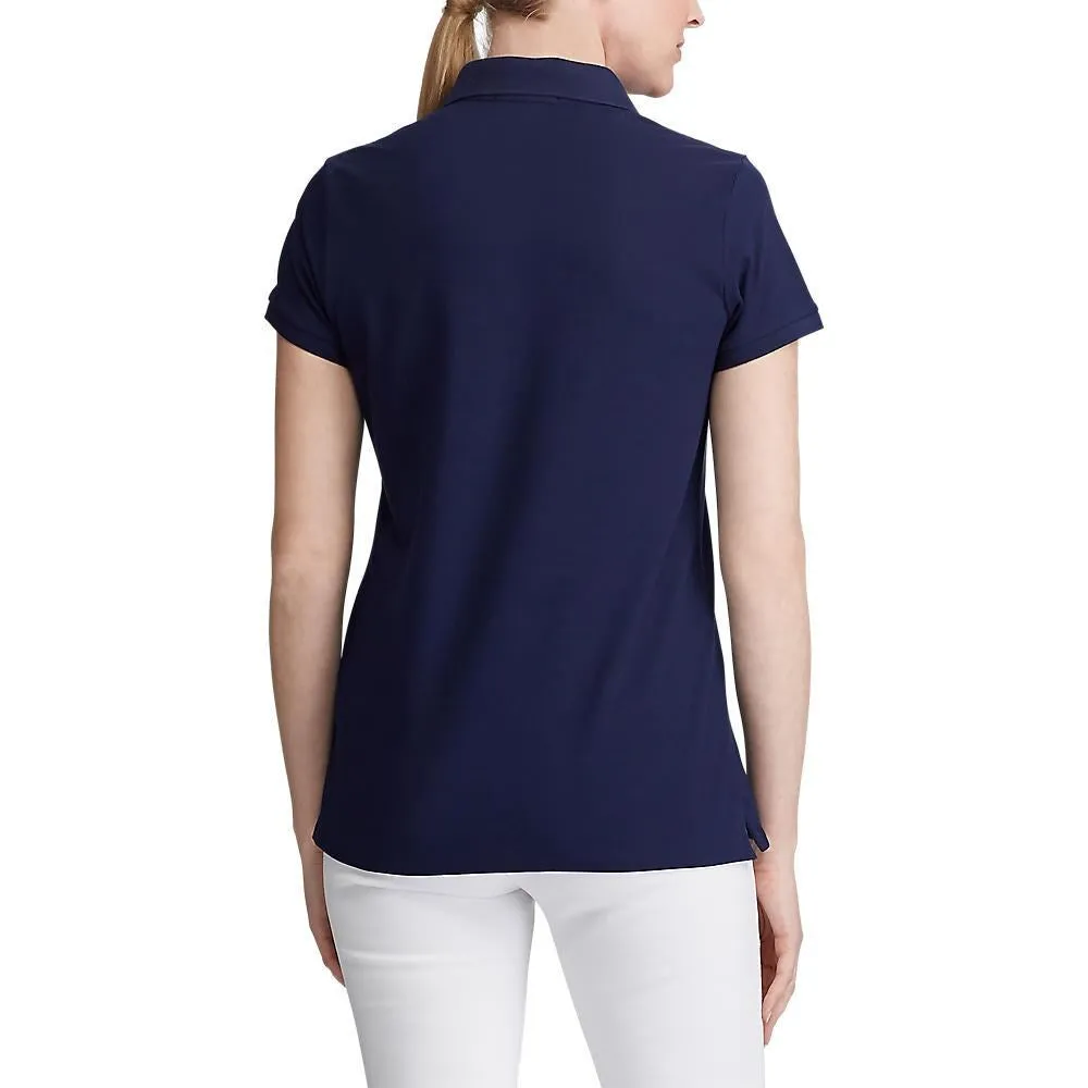 Polo Golf Ralph Lauren Women'S Tailored Fit Polo Shirt - French Navy Unleash Your Power Own the Vibe