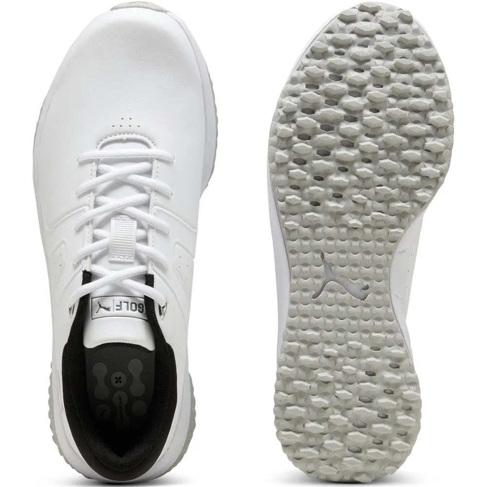 Puma Fusion Tech Spikeless Waterproof Shoes - Puma White/Glacial Grey Built for the Bold