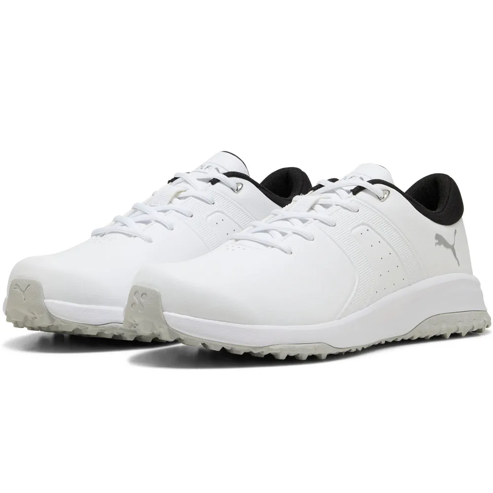 Born to Stand Out Puma Fusion Tech Spikeless Waterproof Shoes - Puma White/Glacial Grey