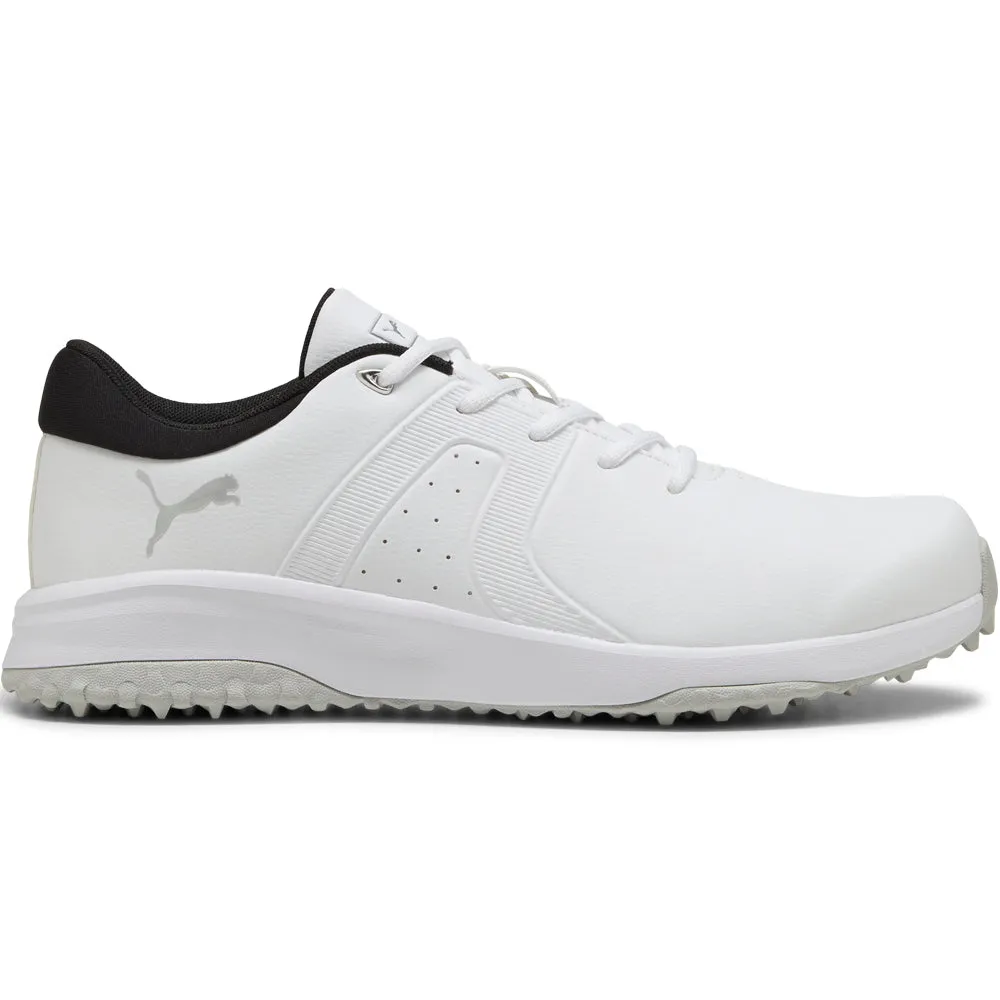 Fuel Your Fire Stay in Motion Puma Fusion Tech Spikeless Waterproof Shoes - Puma White/Glacial Grey