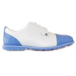 G/Fore Women'S Cap Toe Gallivanter Golf Shoes - Snow/Vista Bring the Heat Performance Unleashed