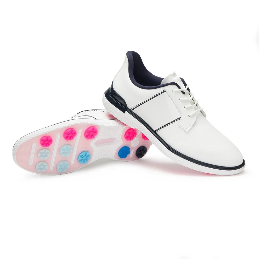Sweetest Day Sale Walk with Purpose G/Fore Women'S Gallivan2R Side Stripe Golf Shoes - Snow/ Twilight