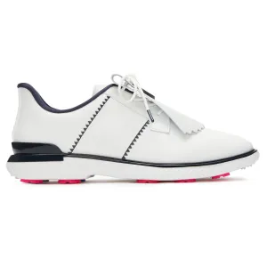 Labor Day Sale G/Fore Women'S Gallivan2R Side Stripe Golf Shoes - Snow/ Twilight