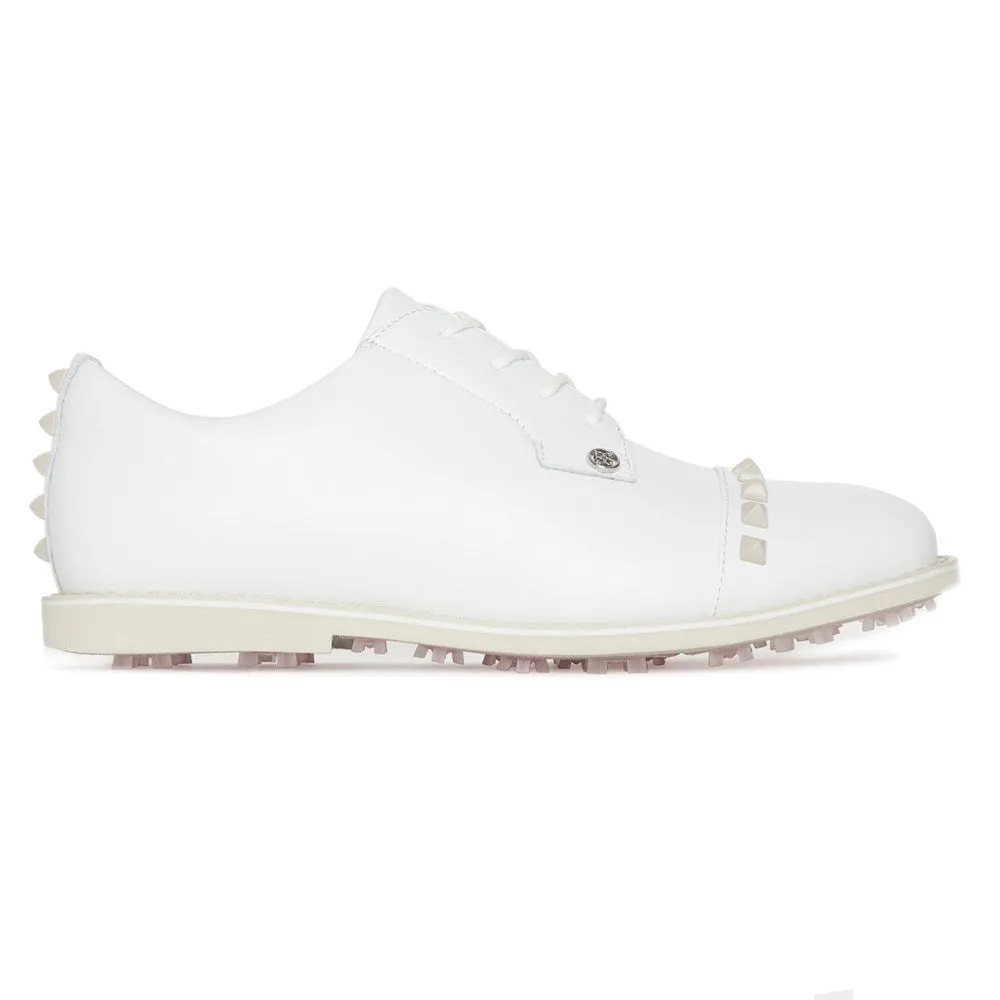 G/Fore Women'S Gallivanter Leather Stud Cap Toe Golf Shoes - Stone Sweetest Day Sale