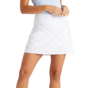 Sweetest Day Sale G/Fore Women'S Mini Stars Tech Jersey A-Line Golf Skort  - Snow