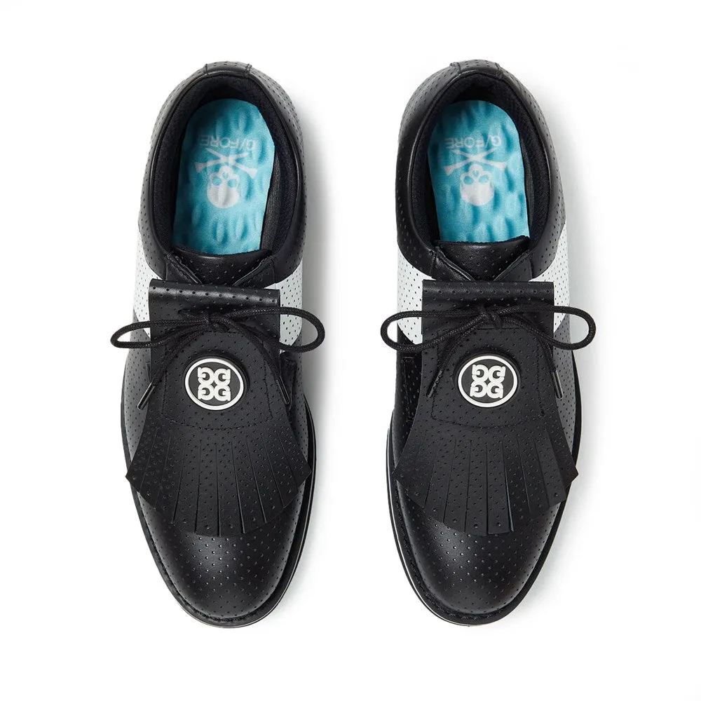 Own Every Step G/Fore Women'S Perforated Kiltie Golf Shoes - Onyx