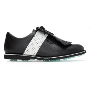Special Offer G/Fore Women'S Perforated Kiltie Golf Shoes - Onyx