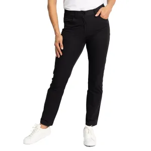 Glenmuir Women'S Kaley Lightweight Stretch Performance Golf Trousers - Black Built to Perform