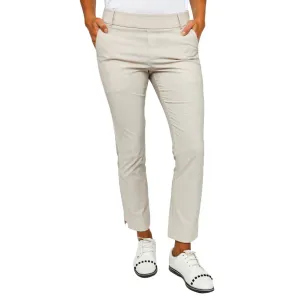 Special Offer Sweetest Day Sale Golftini Women'S Stretch Ankle Golf Pants - Khaki Houndstooth