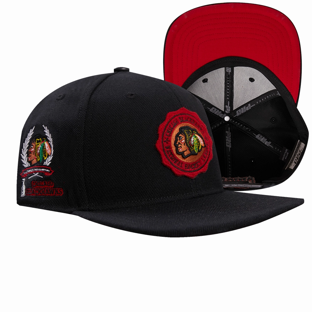 GORRA SNAPBACK NHL CHICAGO BLACKHAWKS CREST EMBLEM