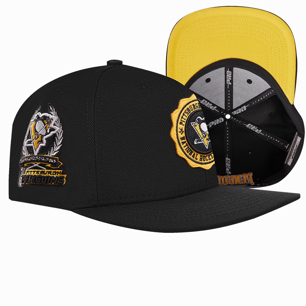 GORRA SNAPBACK NHL PITTSBURGH PENGUINS CREST EMBLEM