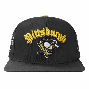 GORRA SNAPBACK NHL PITTSBURGH PENGUINS OLD ENGLISH