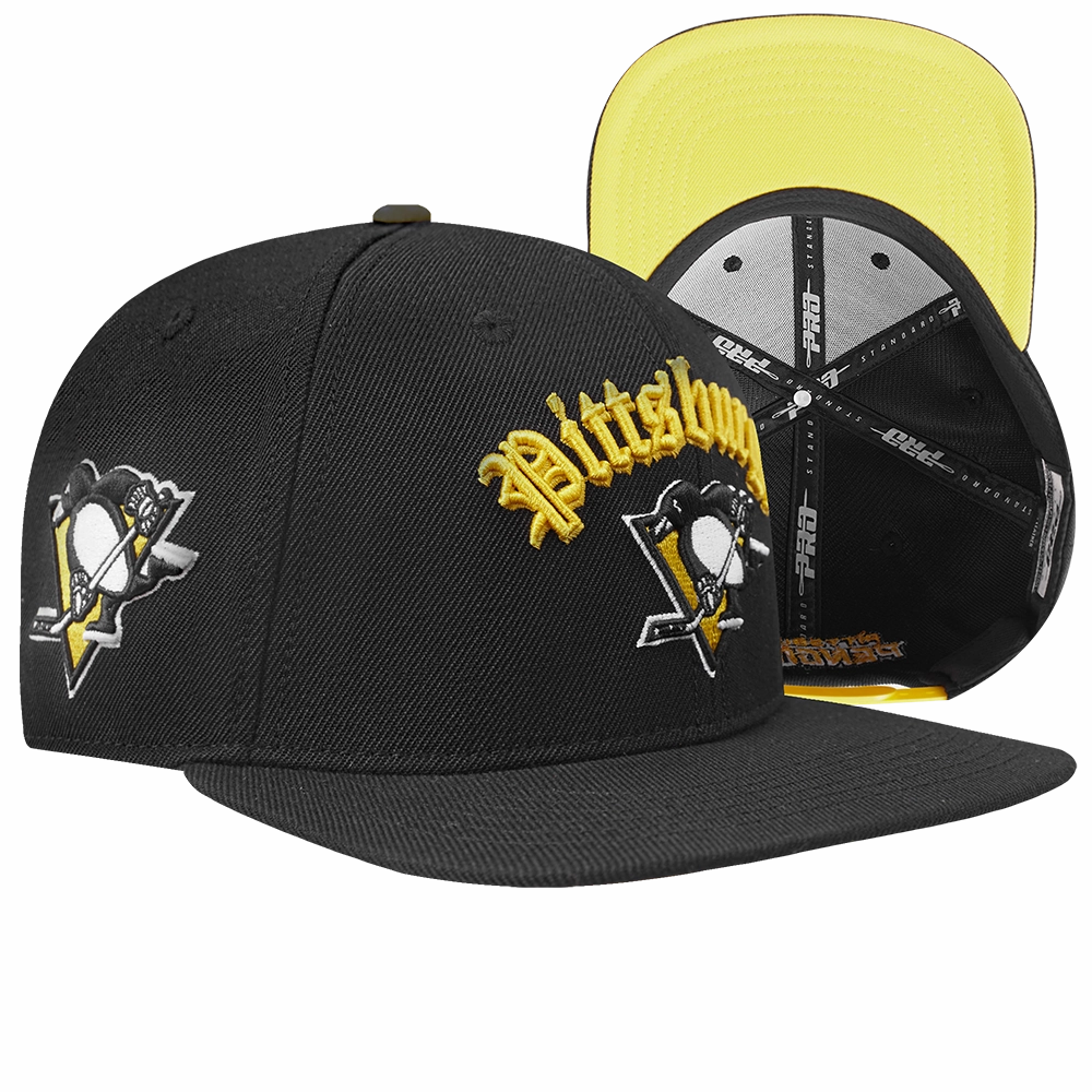 GORRA SNAPBACK NHL PITTSBURGH PENGUINS OLD ENGLISH