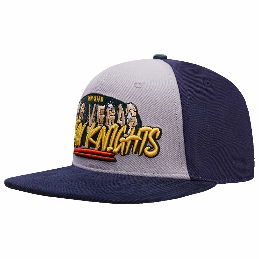 GORRA SNAPBACK NHL VEGAS GOLDEN KNIGHTS CORDUROY