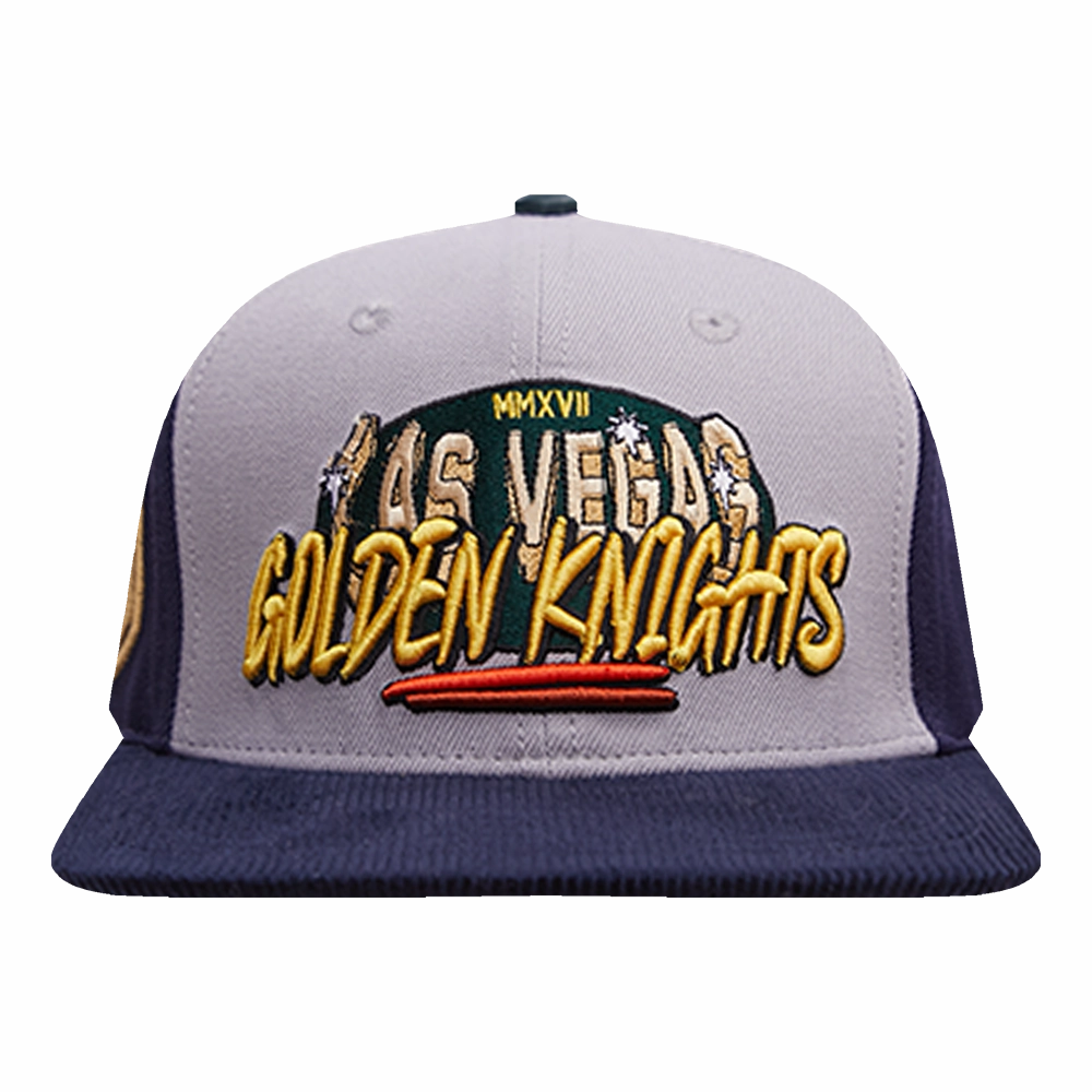 GORRA SNAPBACK NHL VEGAS GOLDEN KNIGHTS CORDUROY