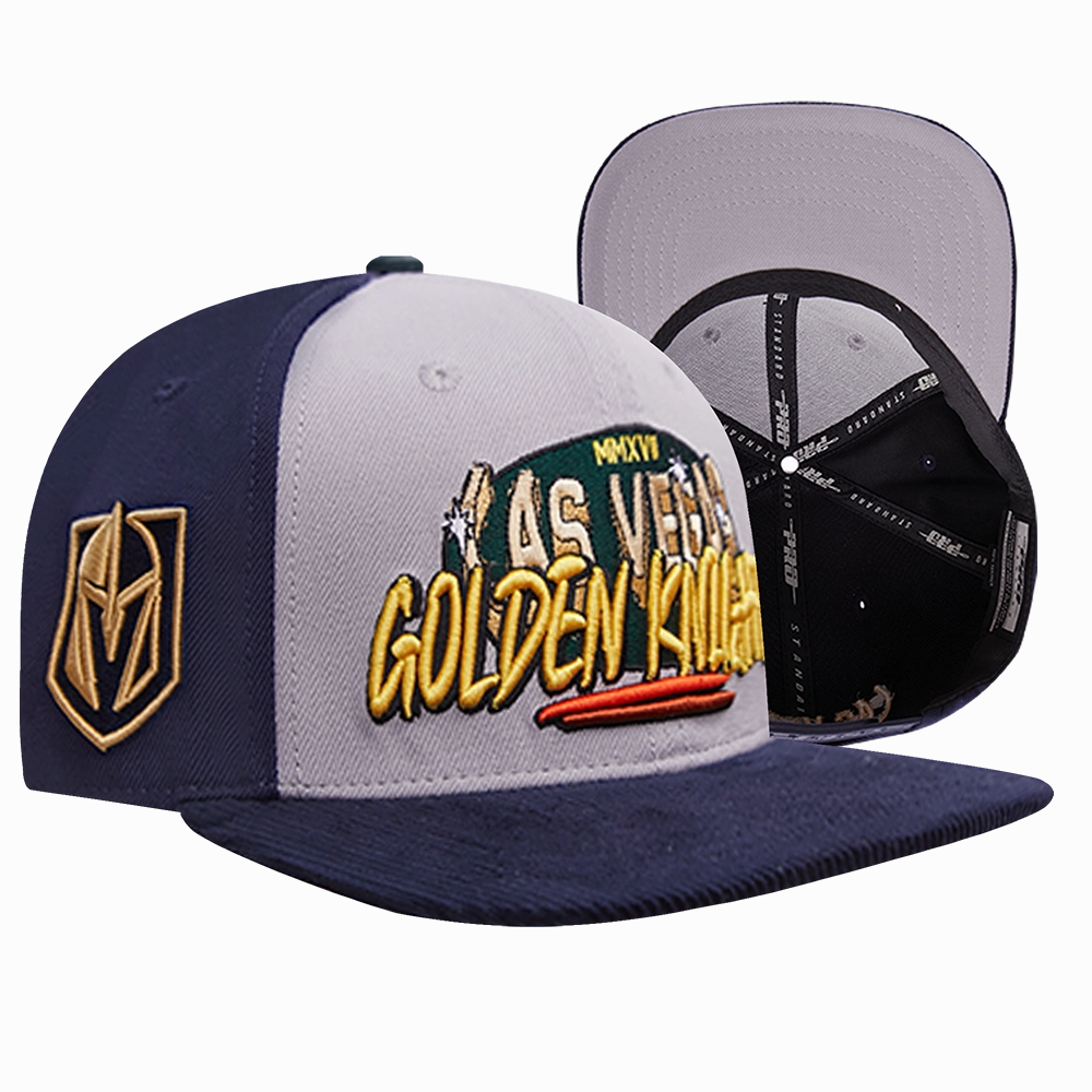 GORRA SNAPBACK NHL VEGAS GOLDEN KNIGHTS CORDUROY