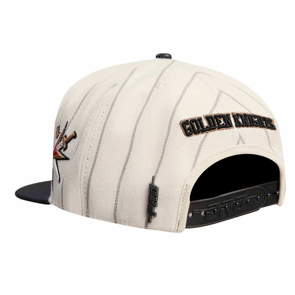 GORRA SNAPBACK NHL VEGAS GOLDEN KNIGHTS PINSTRIPE RETRO CLASSIC