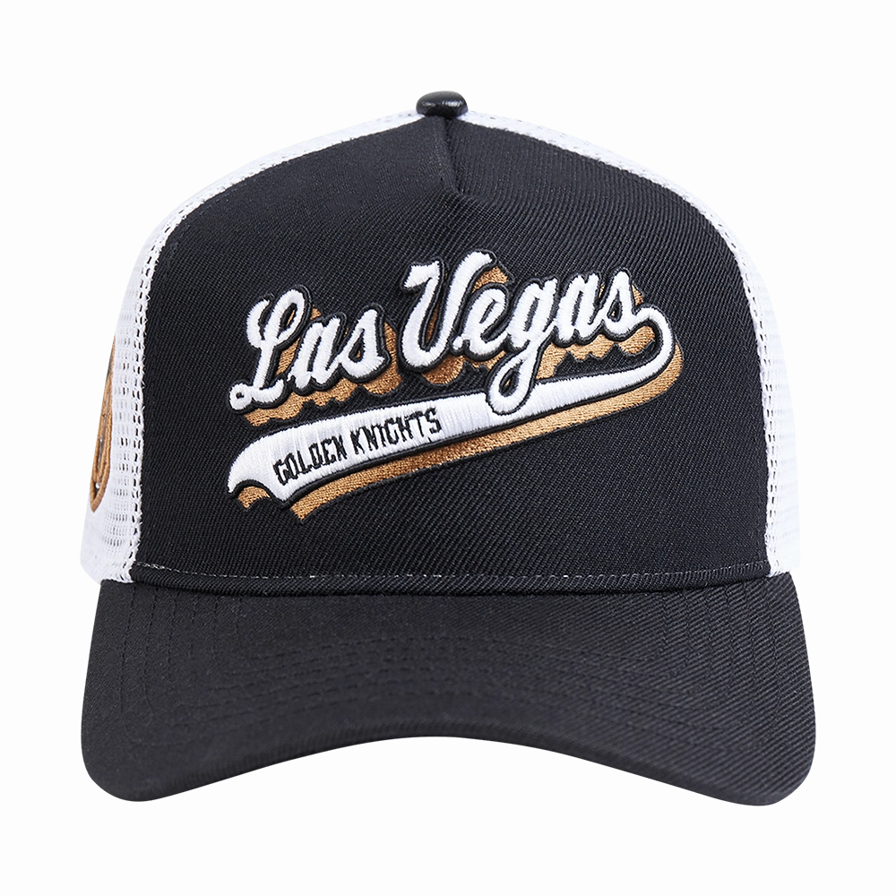 GORRA TRUCKER NHL VEGAS GOLDEN KNIGHTS SCRIPT TAIL
