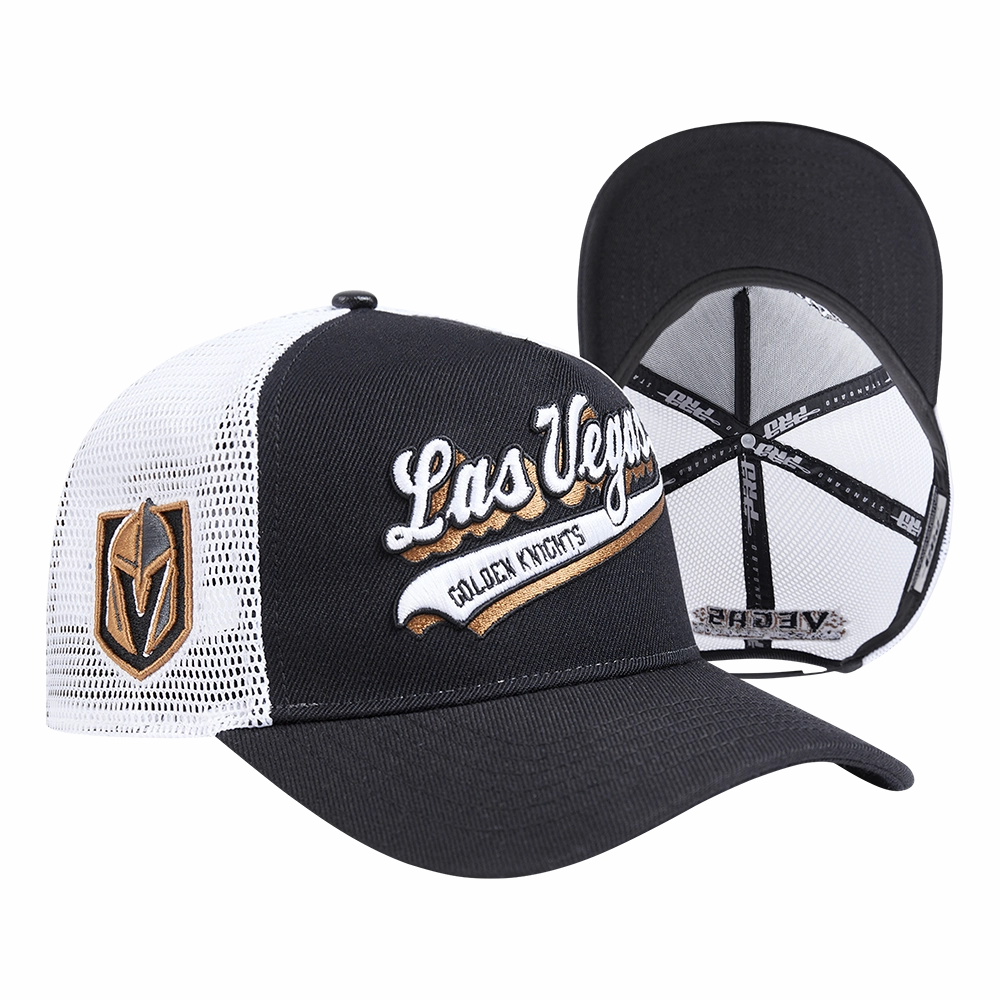 GORRA TRUCKER NHL VEGAS GOLDEN KNIGHTS SCRIPT TAIL