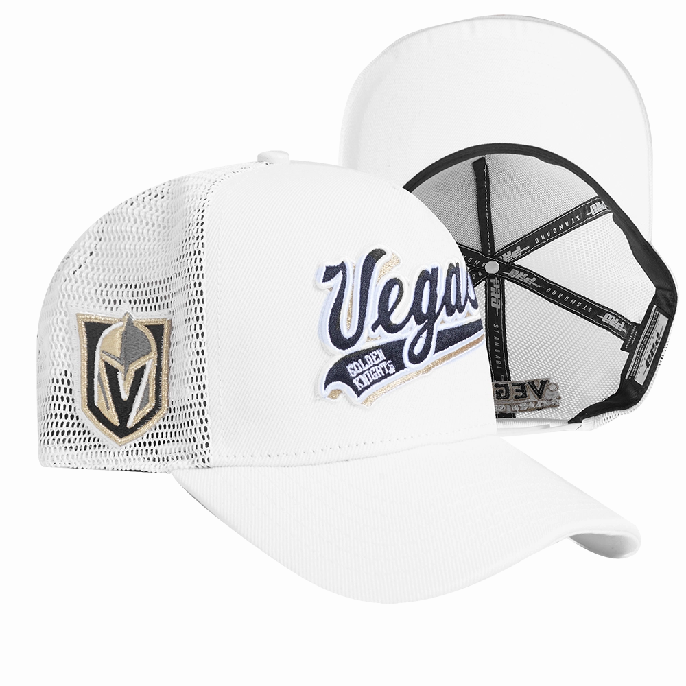 GORRA TRUCKER NHL VEGAS GOLDEN KNIGHTS SCRIPT TAIL