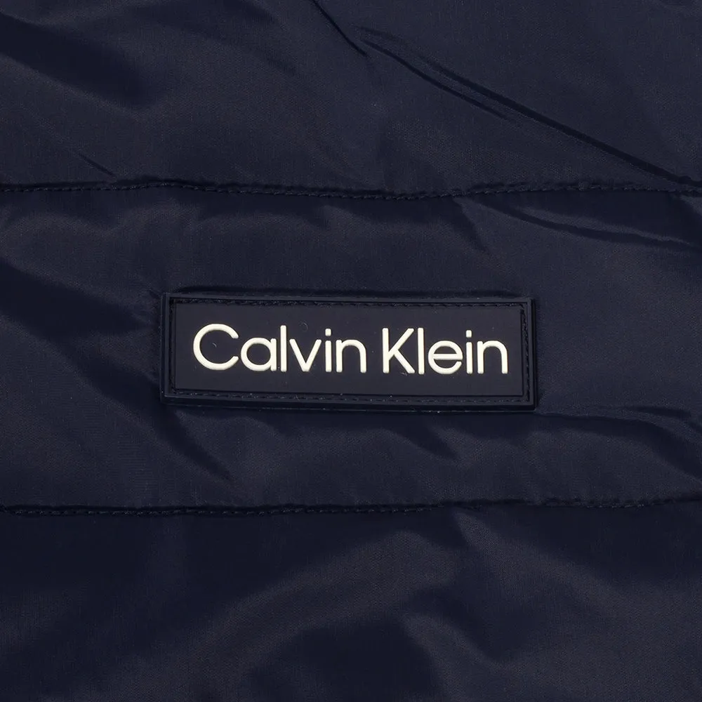 Calvin Klein Baylor Creek Hybrid Full Zip Gilet - Evening Blue Define Your Own Way Sweetest Day Sale