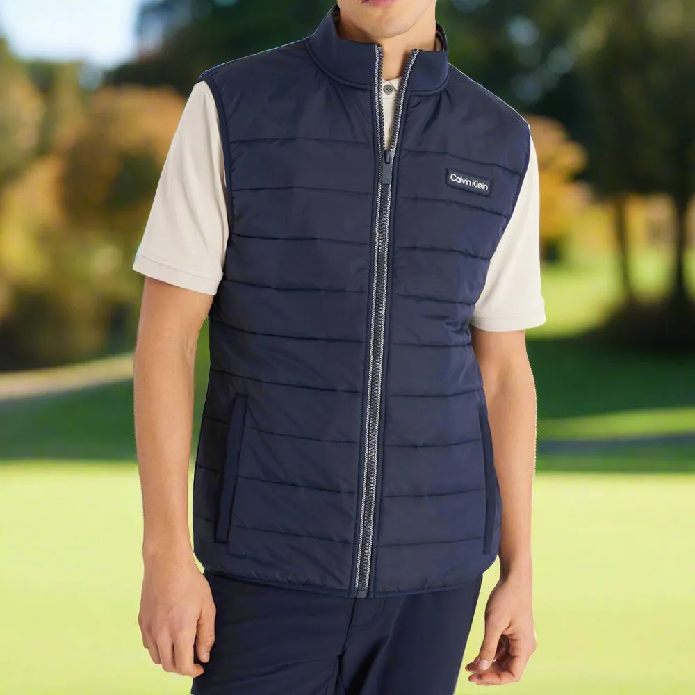 Calvin Klein Baylor Creek Hybrid Full Zip Gilet - Evening Blue Own the Vibe
