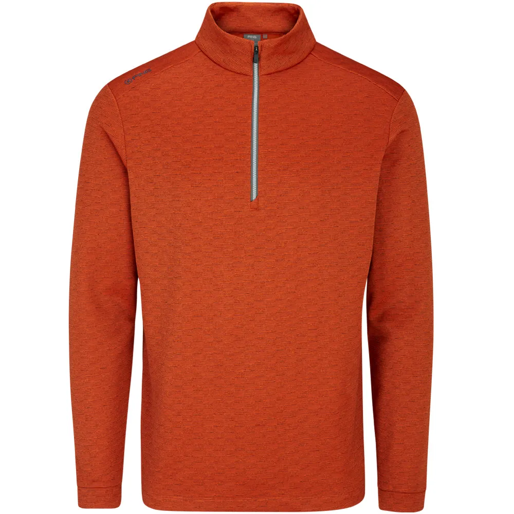 Step Out Boldly Ping Bexton 1/2 Zip Pullover - Russet Multi